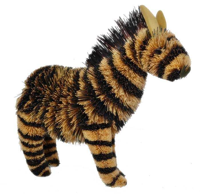 Brushart Bristle Brush Animal Zebra 8